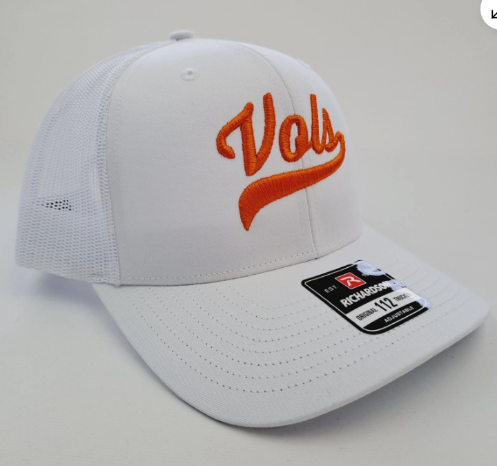 Tennessee Volunteers Football Richardson 112 Mesh Snapback Cap Hat Puff Embroidered