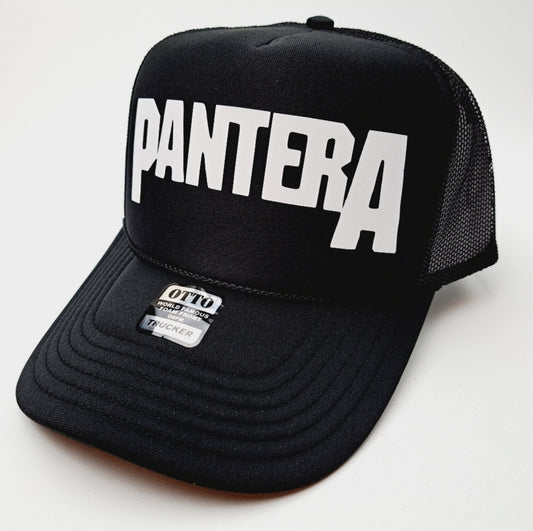 Pantera Foam Mesh Trucker Snapback Black