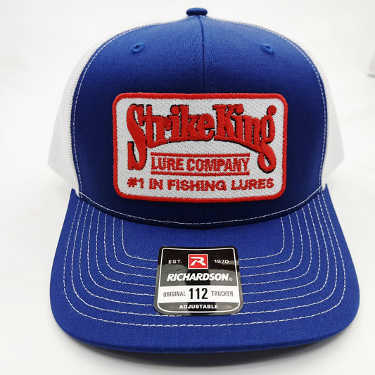 Strike King Fishing Lures Richardson 112 Trucker Mesh Snapback Embroidered Patch