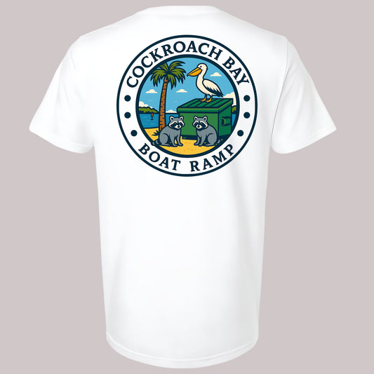 Cockroach Bay Boat Ramp Ruskin Florida T-shirt Backwater Fishing