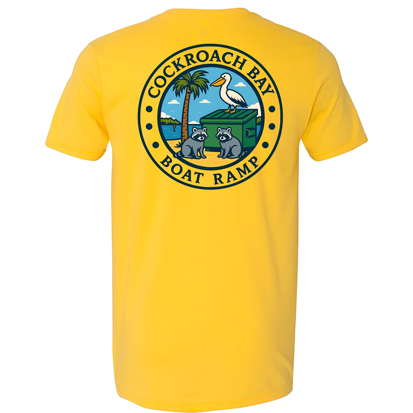 Cockroach Bay Boat Ramp Ruskin Florida T-shirt Backwater Fishing