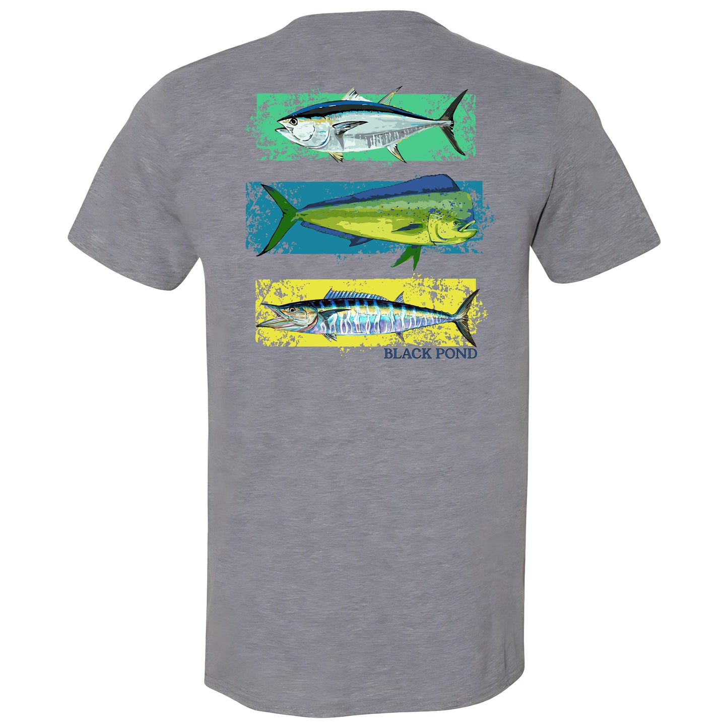 Black Pond Mahi Tuna Wahoo T-shirt Hunting Fishing Outdoors