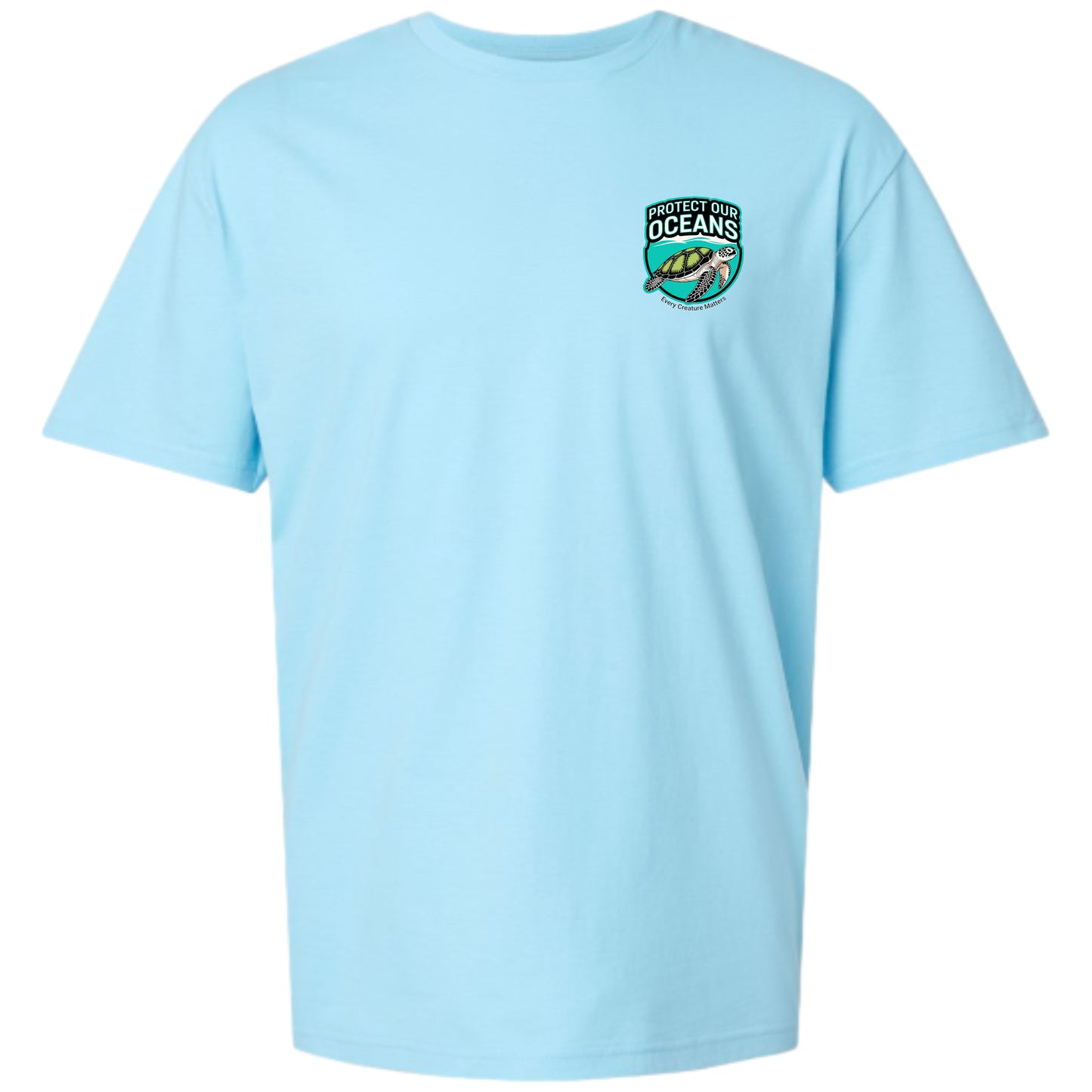 Sea Turtle Protect Our Oceans T-shirt Evry Creature Matters Sea Life