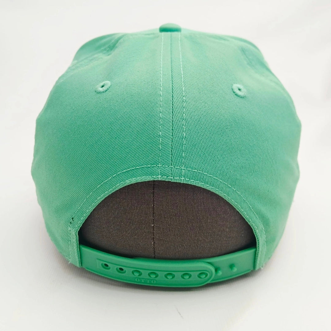 Levi Garrett mint green adjustable snapback hat rear view