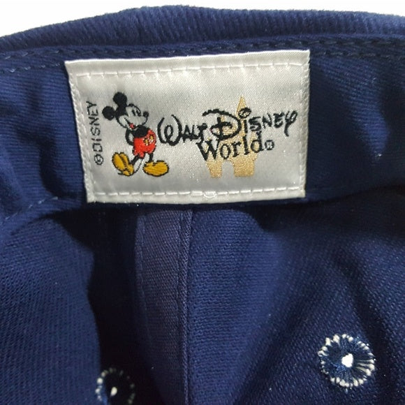 Walt Disney World Hat Mickey One Size Adjustable Strapback Blue