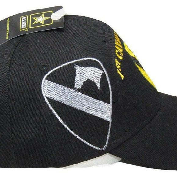 U.S. Army 1st Cavalry Division Hat Shadow Black