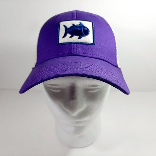 Southern Tide Men's Snapback Mesh Ball Cap Purple