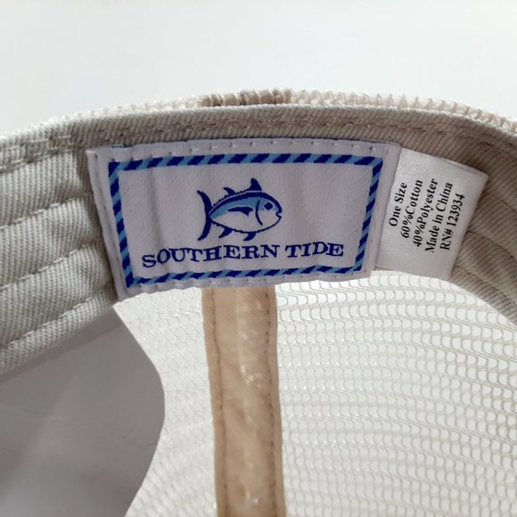 Southern Tide Men's Snapback Mesh Ball Cap Purple