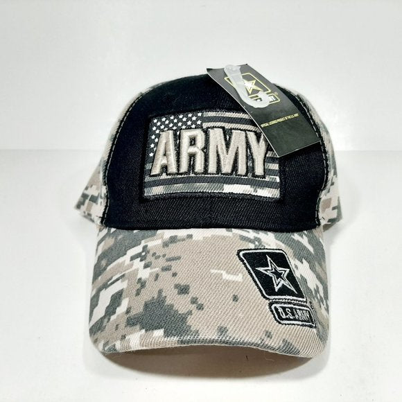 U.S. Army Hat US Army Star On Brim Side ACU Digital