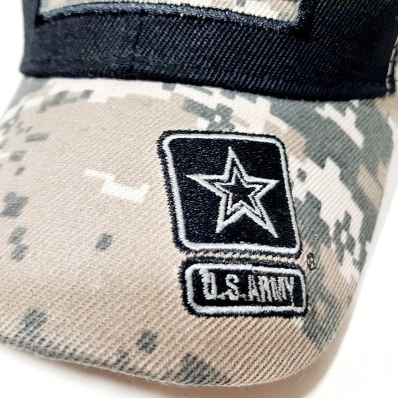 U.S. Army Hat US Army Star On Brim Side ACU Digital