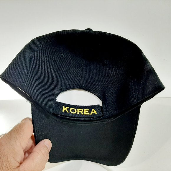 Korea War Hat Veteran Shadow Korea Veteran Black