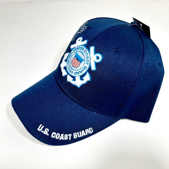 U.S. Coast Guard Hat Licensed Ball Cap Dark Blue 3