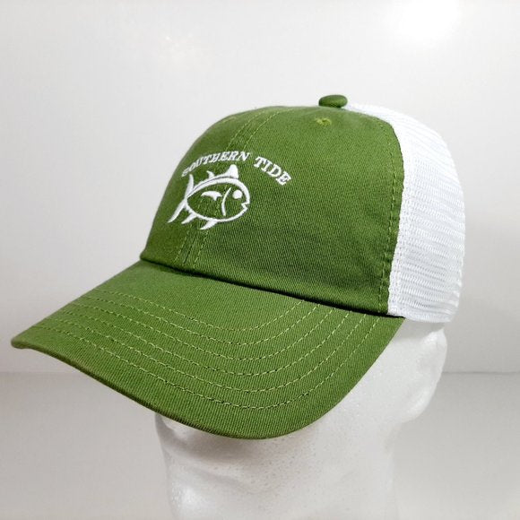 Southern Tide Mens Snapback Mesh Ball Cap Multicol