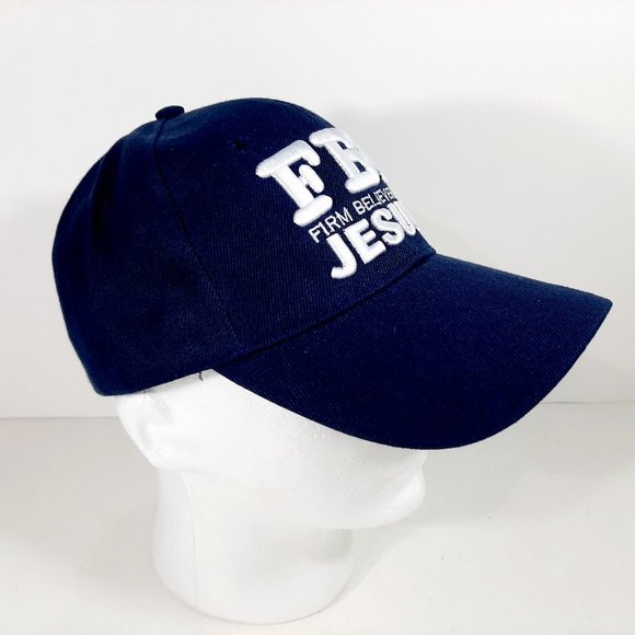 FBI Firm Believer In Jesus Men's Ball Cap Hat One