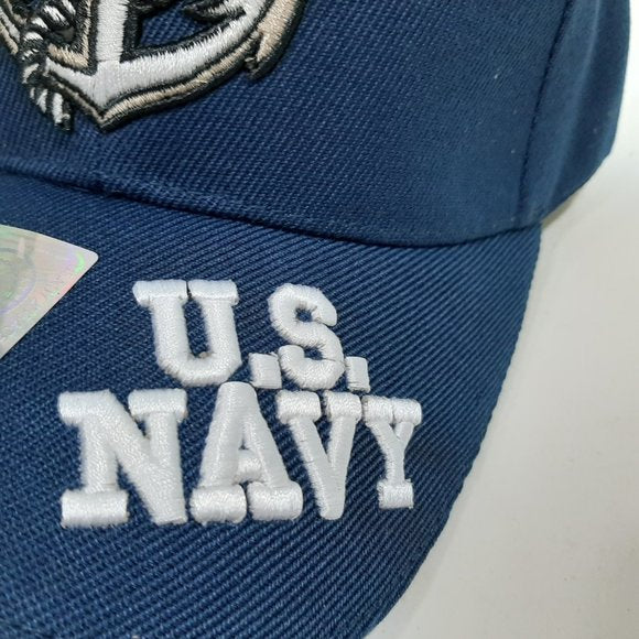 United States Navy Mens Embroidered Anchor Shadow