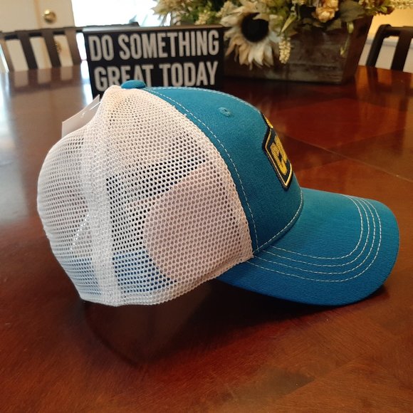 Costa Snapback Cap Hat One Size Blue & White Mesh