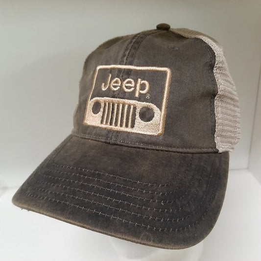 Jeep Mens Relaxed Mesh Strap Low Profile Baseball