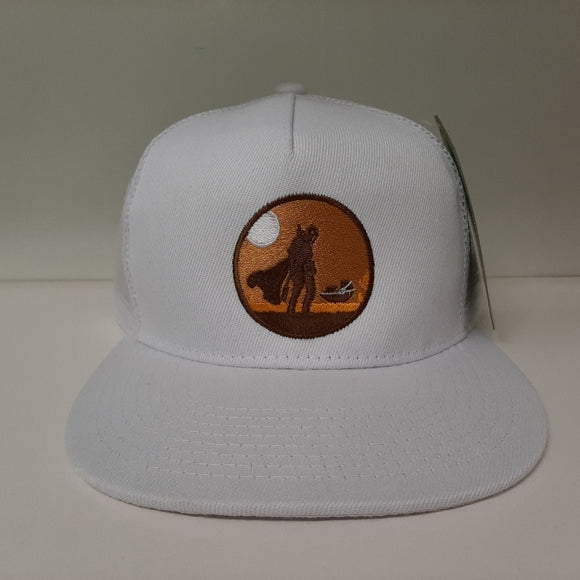 Mandalorian Mesh Snapback Flat Brim Cap Hat