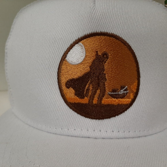 Mandalorian Mesh Snapback Flat Brim Cap Hat
