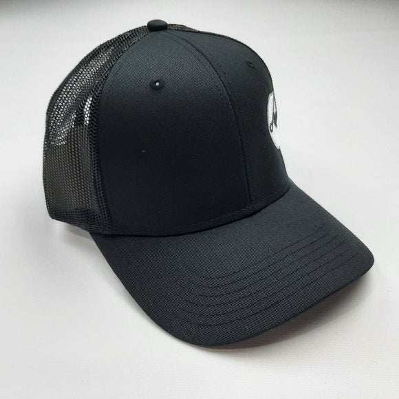 Cummins Trucker Original Low Profile Vintage Trucker Mesh Snapback Black