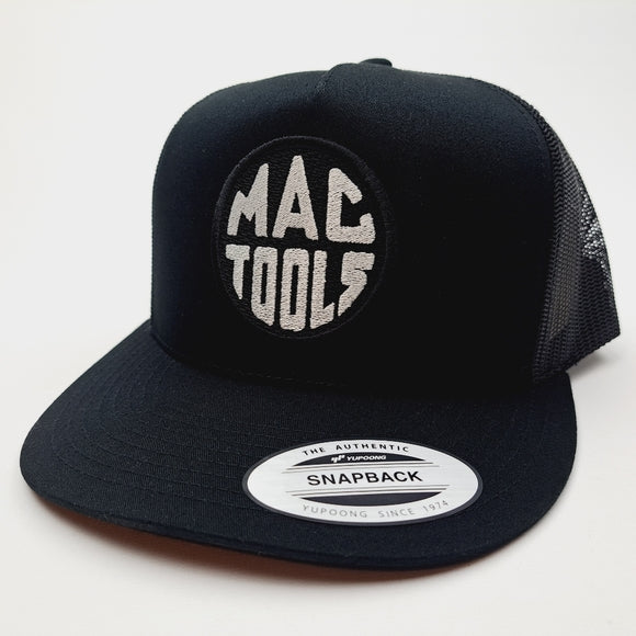 MAC Tools Flat Bill Trucker Embroidered Patch Mesh Snapback Cap Hat