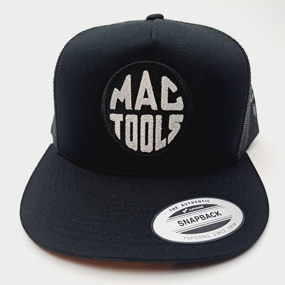 MAC Tools Flat Bill Trucker Embroidered Patch Mesh Snapback Cap Hat