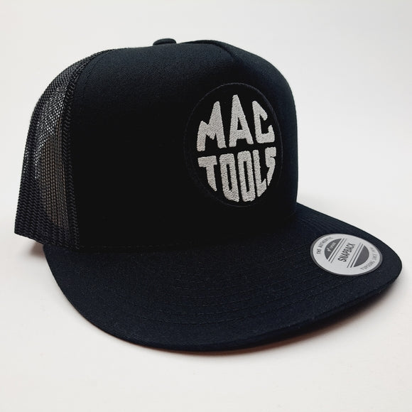 MAC Tools Flat Bill Trucker Embroidered Patch Mesh Snapback Cap Hat