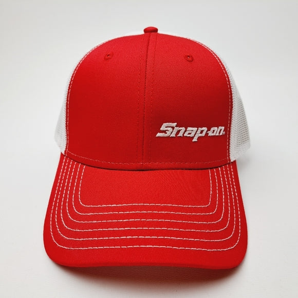 Snap-On Snap On Tools Trucker Mesh Snapback Hat Cap Embroidered