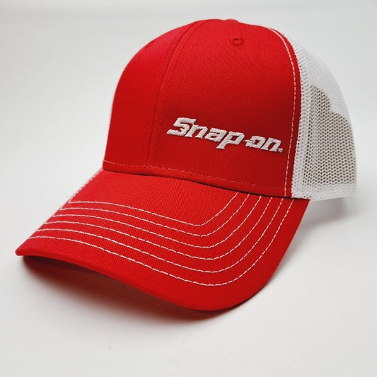 Snap-On Snap On Tools Trucker Mesh Snapback Hat Cap Embroidered