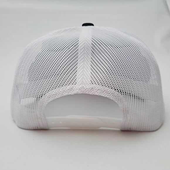 Detroit Diesel Allison Flat Bill Trucker Mesh Snapback Cap Hat Black