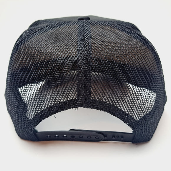 The Doors Foam Trucker Mesh Snapback Cap Hat Black