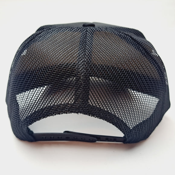 Waylon Jennings Foam Trucker Mesh Snapback Black Hat Cap