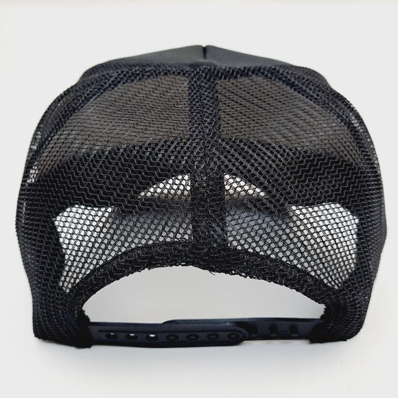 Nirvana Foam Trucker Mesh Snapback Cap Hat Black