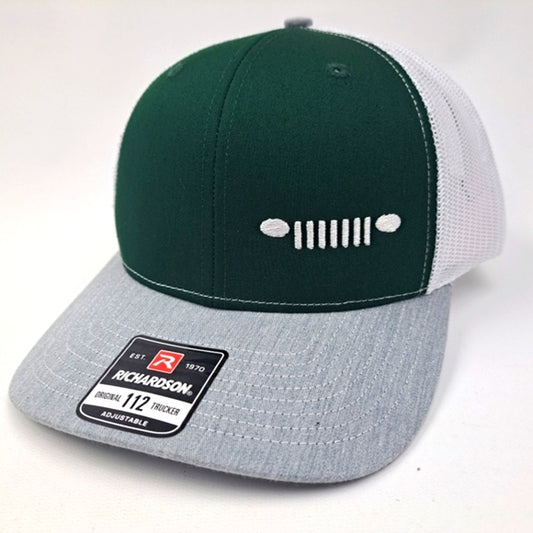 Richardson 112 Mesh Snapback Trucker Hat Cap Jeep