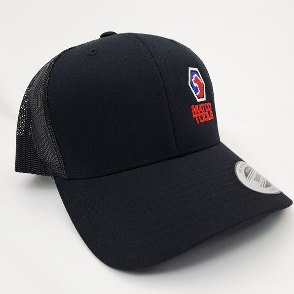 Matco Tools Trucker Mesh Snapback Cap Hat Black
