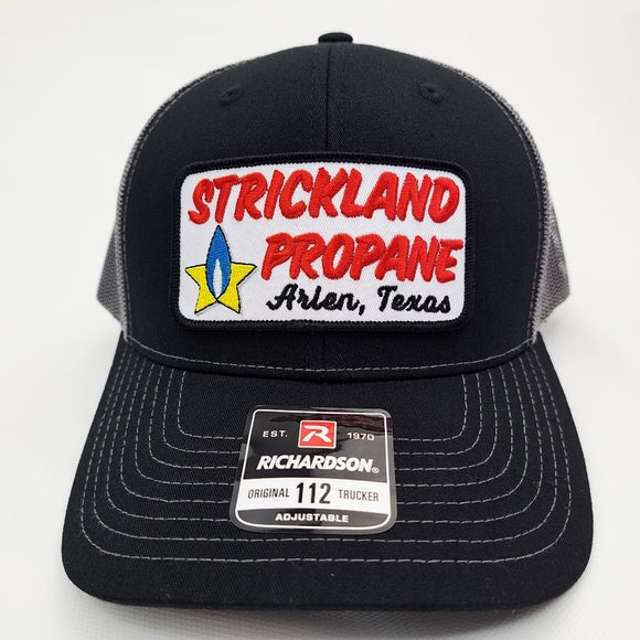 Strickland Propane Richardson 112 Mesh Snapback Cap Hat Embroidered Patch