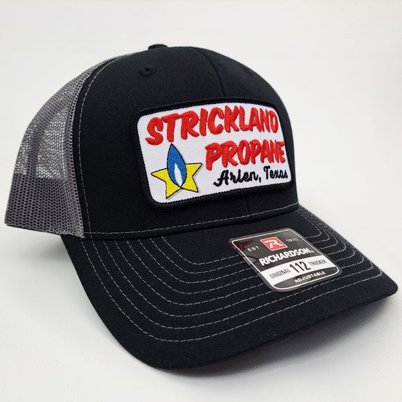 Strickland Propane Richardson 112 Mesh Snapback Cap Hat Embroidered Patch