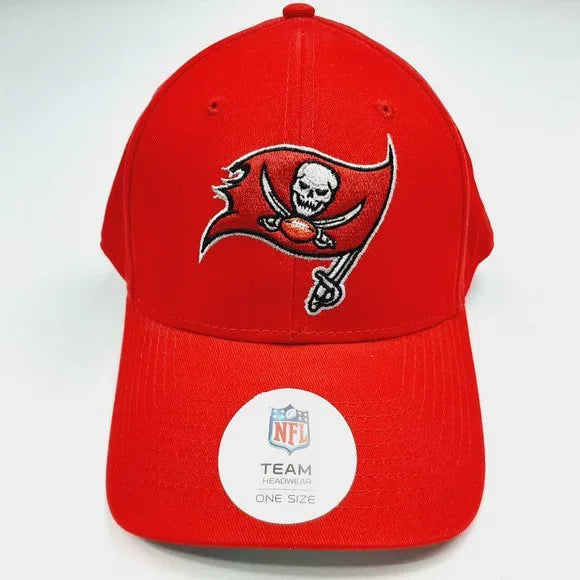 Tampa Bay Bucs Baseball Cap Hat Red Embroidered NFL Officially Licensed NEW