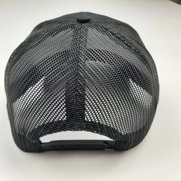 O'Neill Embroidered Patch OTTO Curved Bill Mesh Snapback Hat Cap Black
