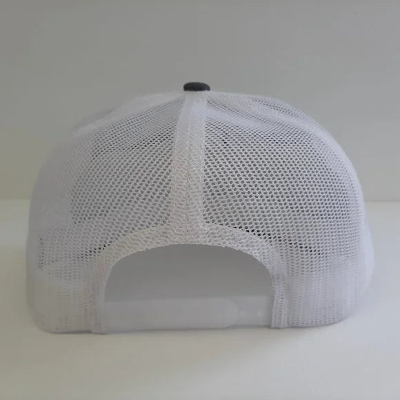 Corona Light Embroidered Flat Bill Trucker Mesh Snapback Cap Hat Gray & White