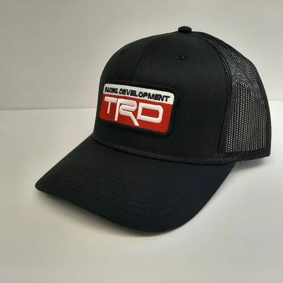 Toyota Racing Development Embroidered Patch Mesh Snapback Trucker Black