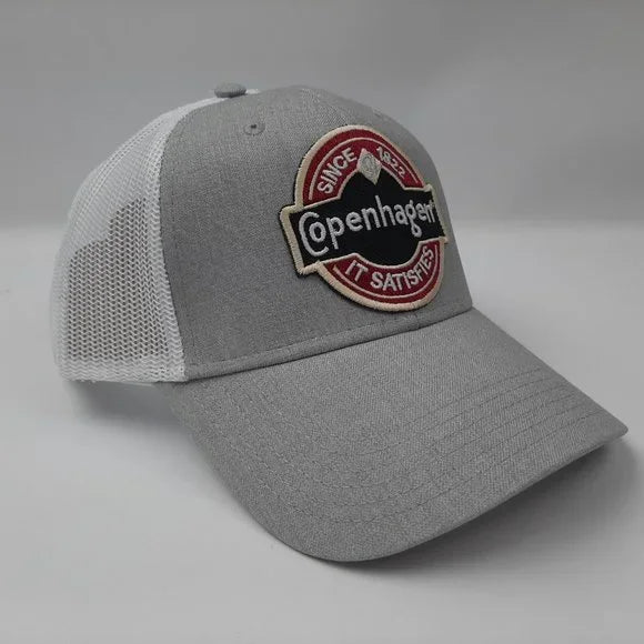 Copenhagen Patch Mesh Snapback Low Profile Vintage Trucker Baseball Cap