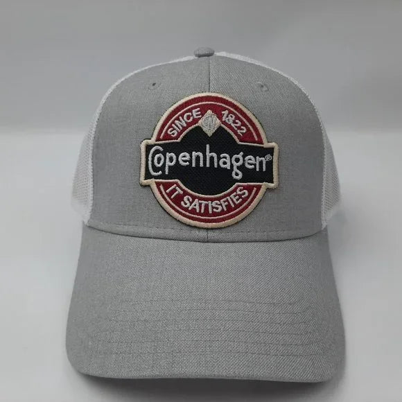 Copenhagen Patch Mesh Snapback Low Profile Vintage Trucker Baseball Cap