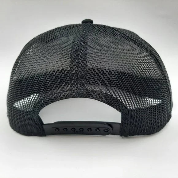 Budweiser Embroidered Patch Flat Bill Mesh Snapback Black Otto