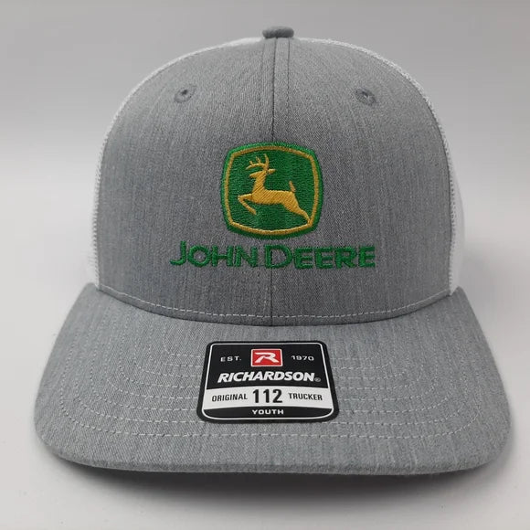 Richardson 112 Youth John Deere Embroidered Mesh Snapback Cap Hat