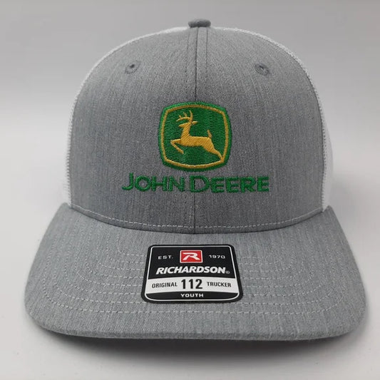 Richardson 112 Youth John Deere Embroidered Mesh Snapback Cap Hat