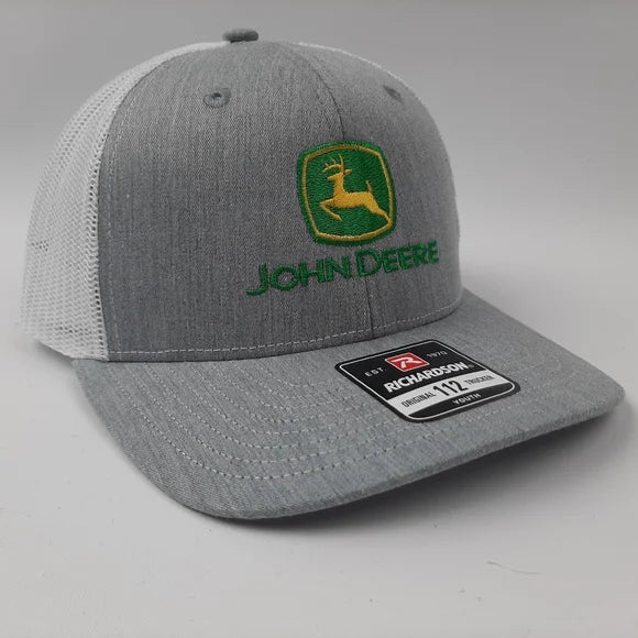 Richardson 112 Youth John Deere Embroidered Mesh Snapback Cap Hat