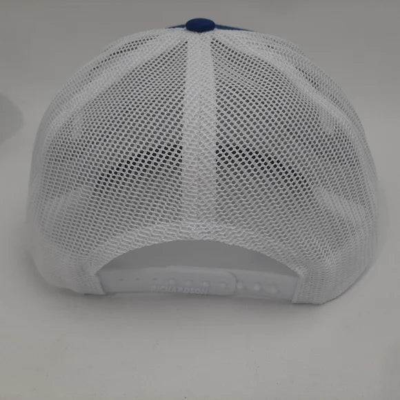 Mustang Ford Richardson 112 Trucker Mesh Snapback Hat Blue