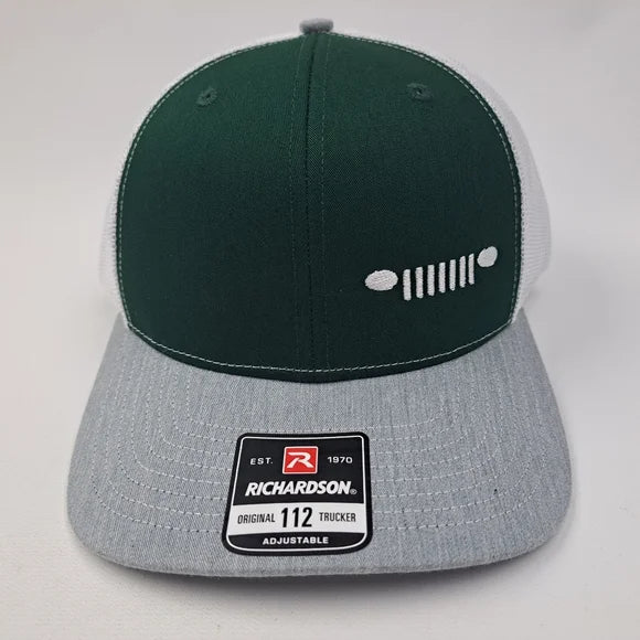 Richardson 112 Mesh Snapback Trucker Hat Cap Jeep