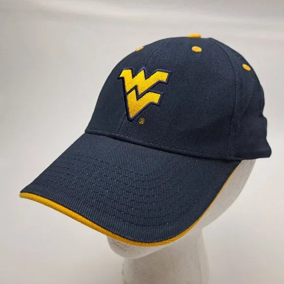 West Virginia Mountaineers Football Hat Cap Strapback Blue